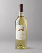 A bottle of 2022 Sauvignon Blanc Napa Valley on a grey background.