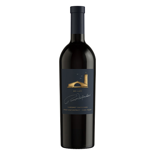 A bottle of 2018 Robert Mondavi Winery The Estates Cabernet Sauvignon Clone 685 Stags Leap District on a white background