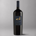 A bottle of 2019 Robert Mondavi Winery Cabernet Sauvignon Napa Valley 1.5L on a gray background
