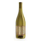 Unshackled wine bottle with a detailed label on a white background